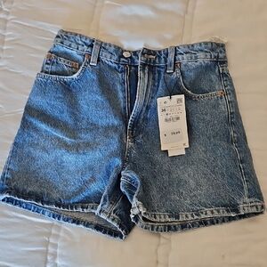 Zara Blue Jean Denim Women's Shorts size 4